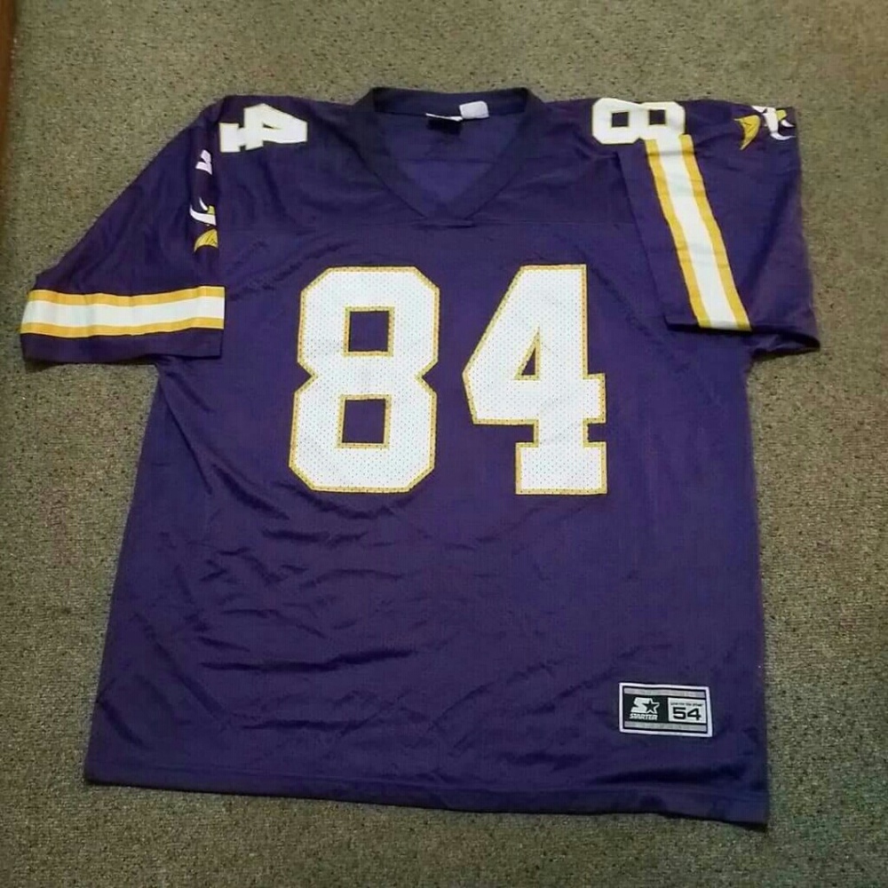 Vintage 90s Starter Randy Moss Jersey Vikings 54